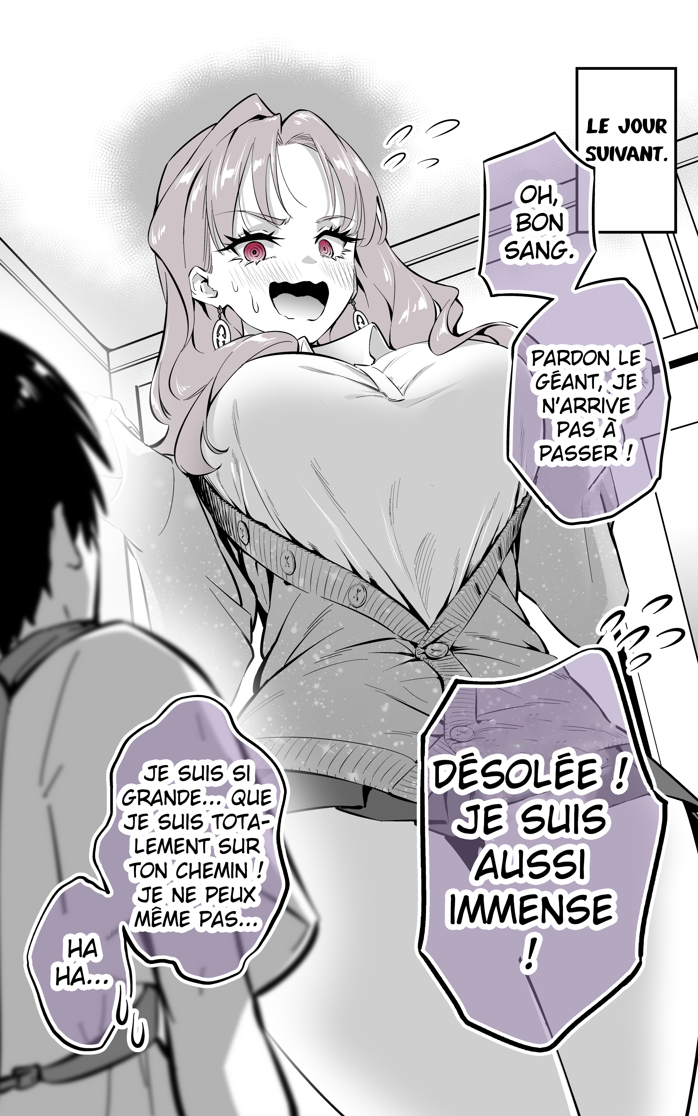 "Kyodaika" Shite Gyaku ni Taido ga Chiisaku Naru Gal 第3页