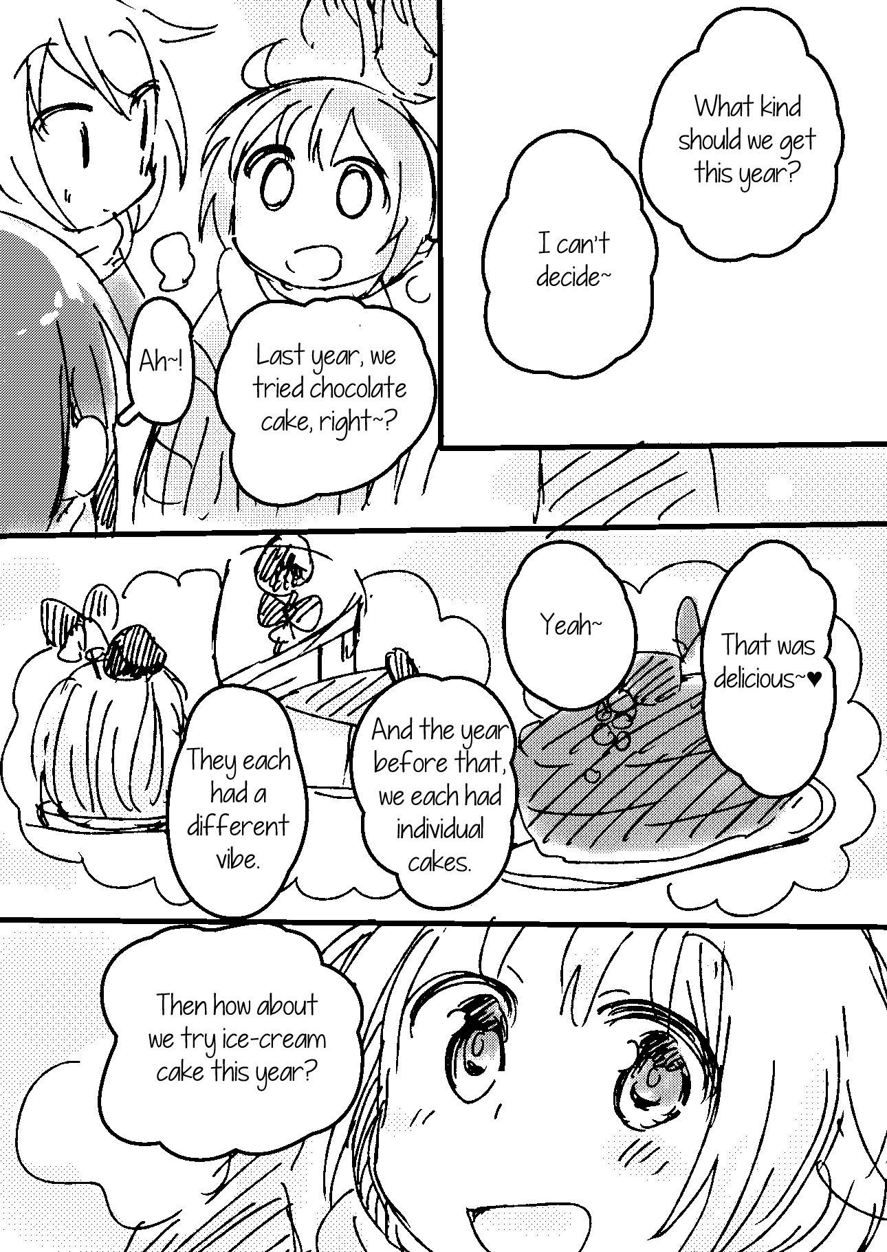 Yuyushiki - The Three Buying Christmas Cake (Doujinshi) 第3页