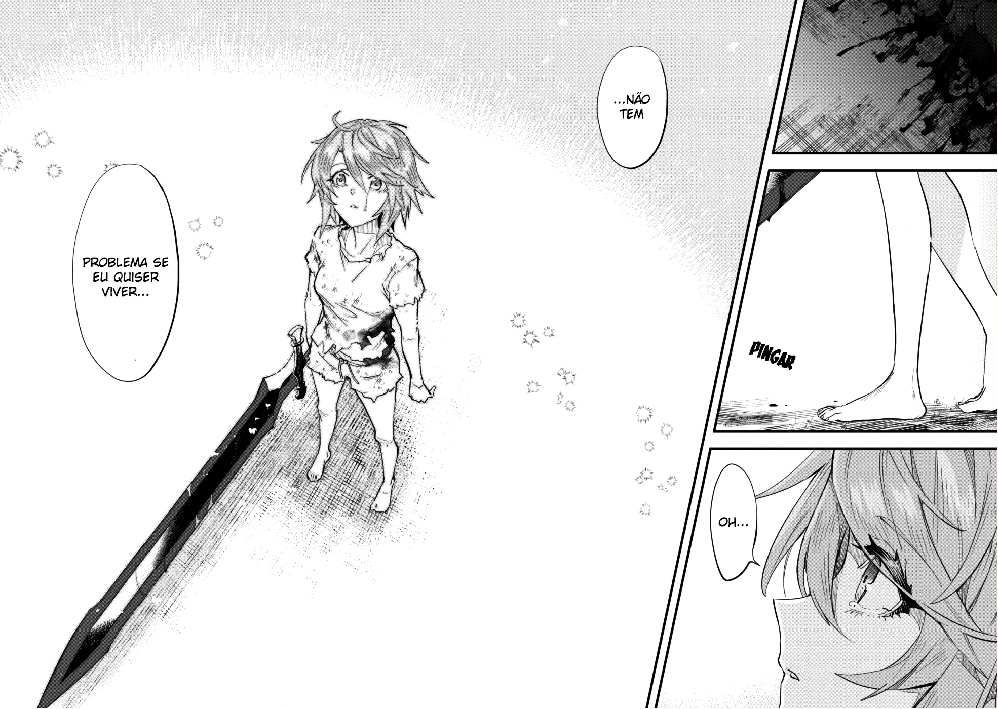 "Omae Gotoki ga Maou ni Kateru to Omouna" to Yuusha Party wo Tsuihou sareta node, Outo de Kimama ni Kurashitai the Comic A maldição abençoada 第41页