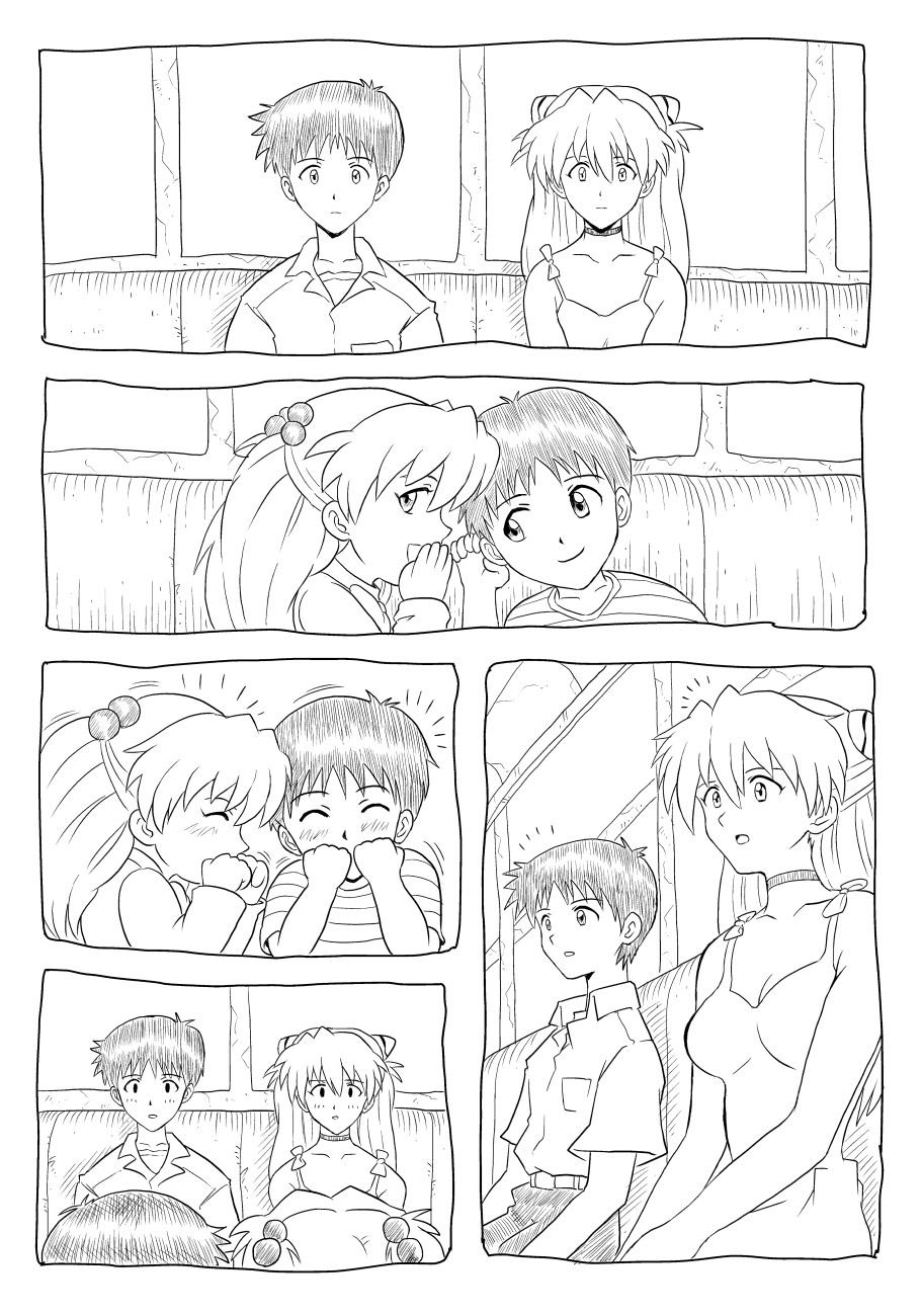 Neon Genesis Evangelion - Asuka in Wonderland (Doujinshi) 第4页