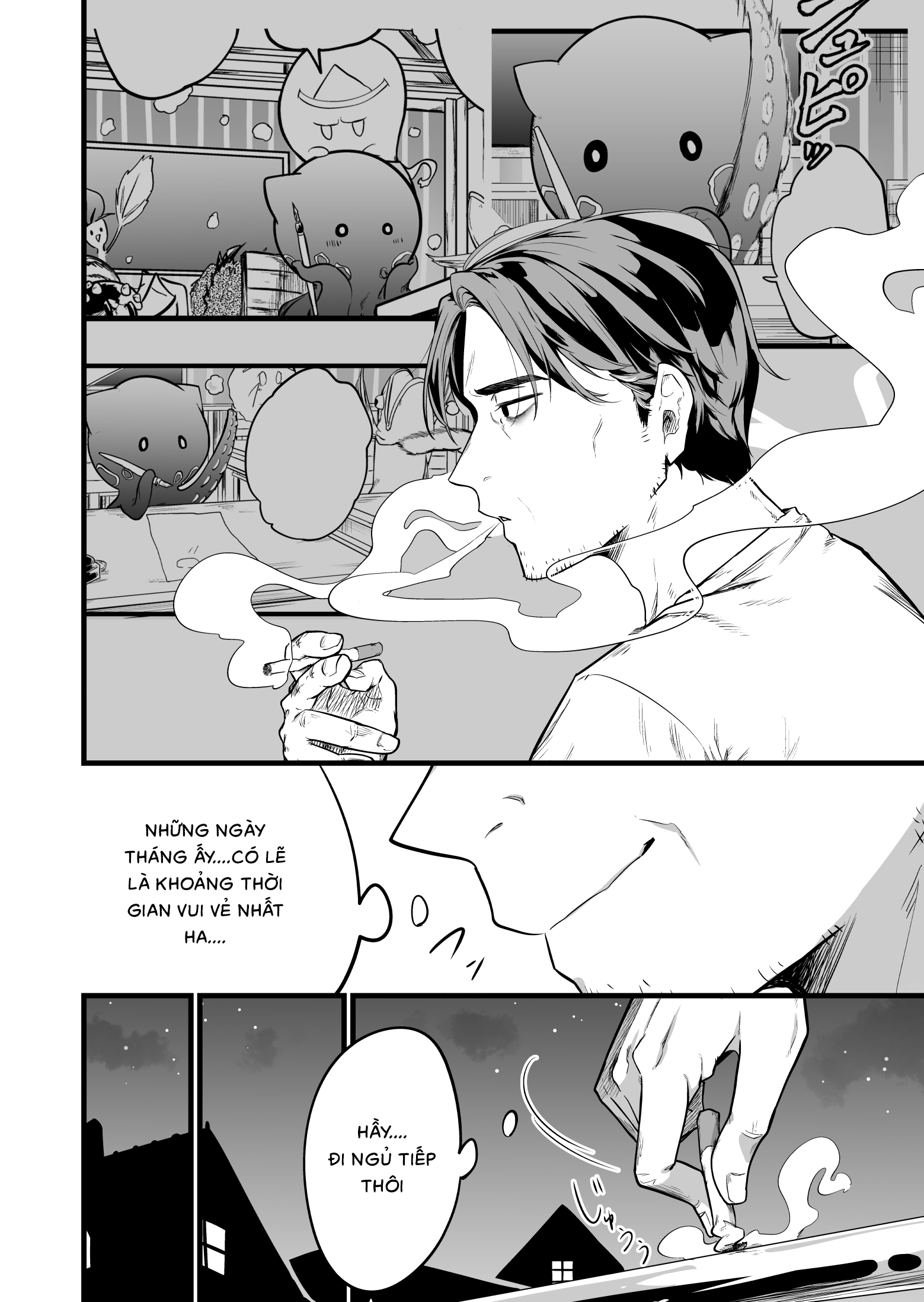 "Ano Toki Tasukete Itadaita Monster Musume desu." Isekai Ossan Kyoushi Totsuzen no Moteki ni Konwaku suru Tiết thứ 1: Bé bạch tuộc năm ấy 第32页