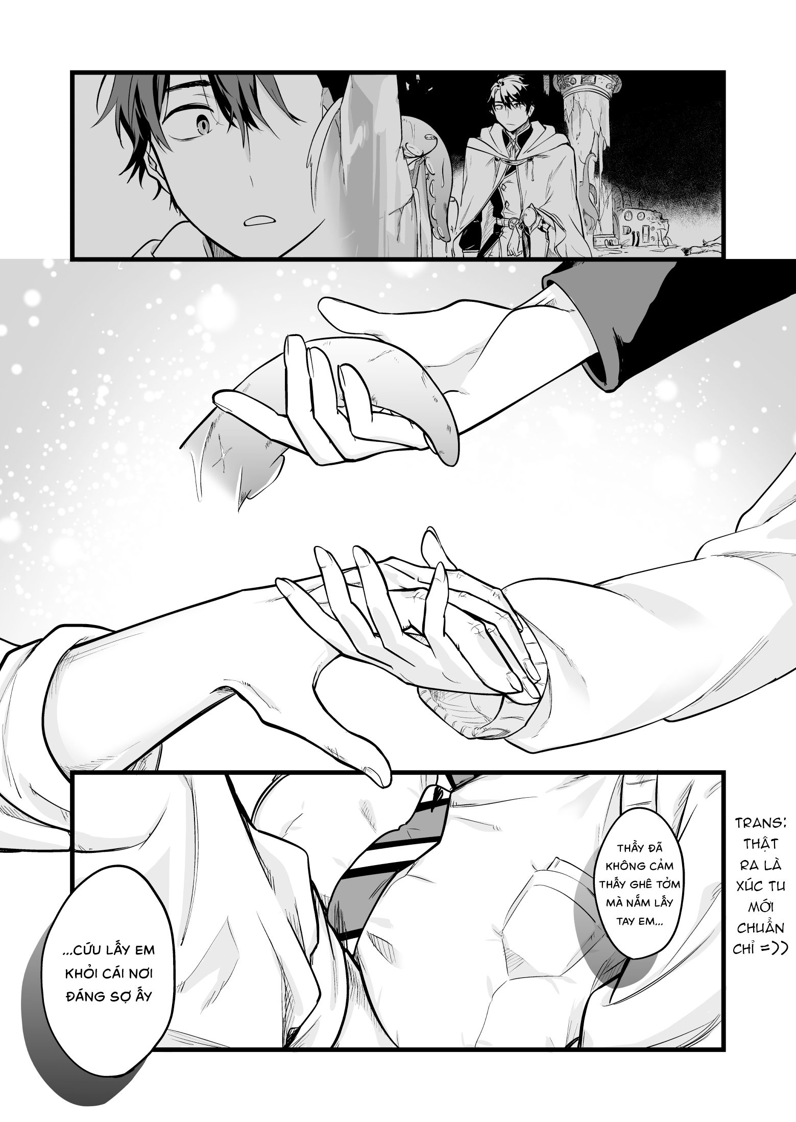 "Ano Toki Tasukete Itadaita Monster Musume desu." Isekai Ossan Kyoushi Totsuzen no Moteki ni Konwaku suru Tiết thứ 1: Bé bạch tuộc năm ấy 第43页